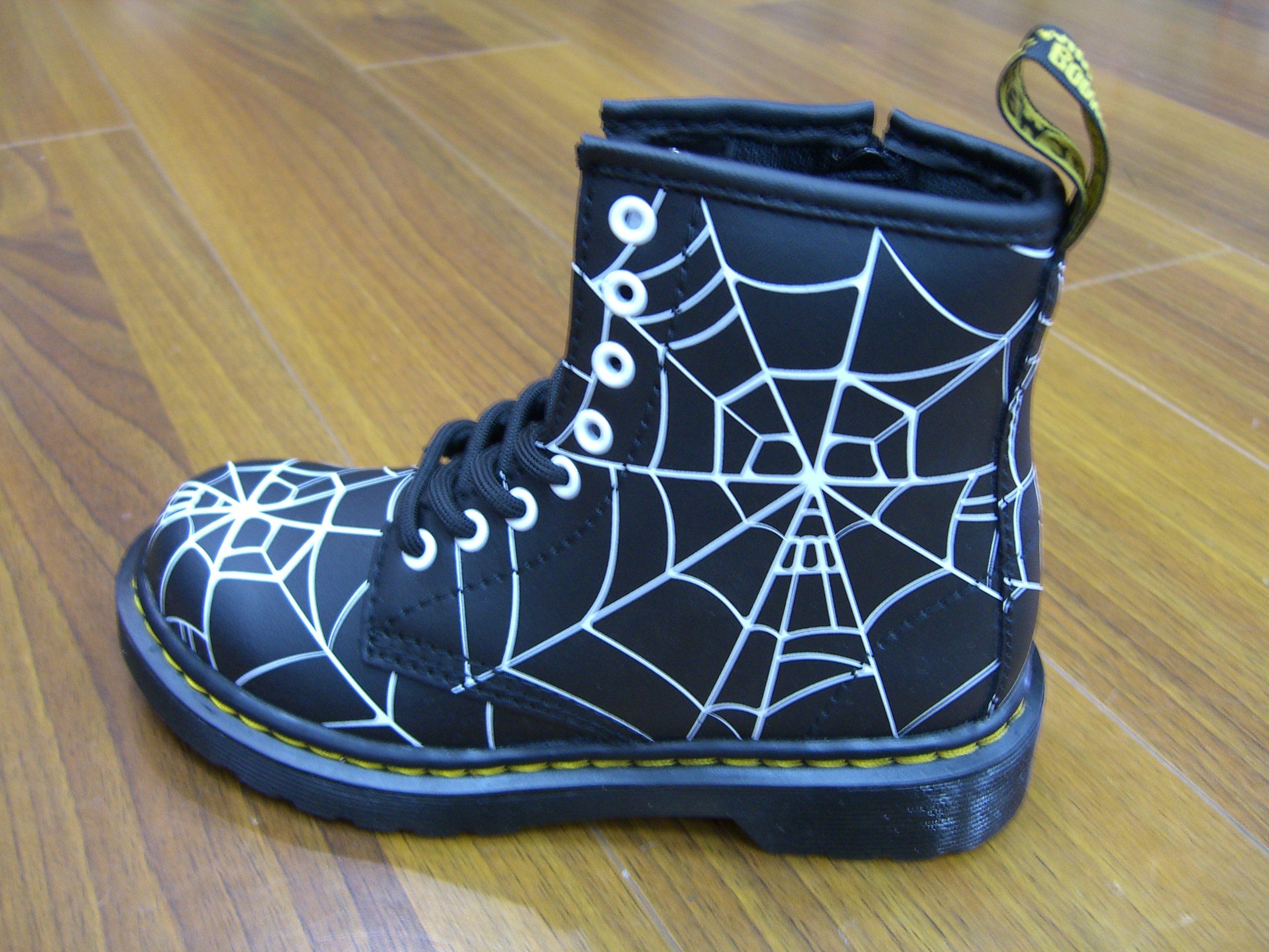 dr martens spider web boots